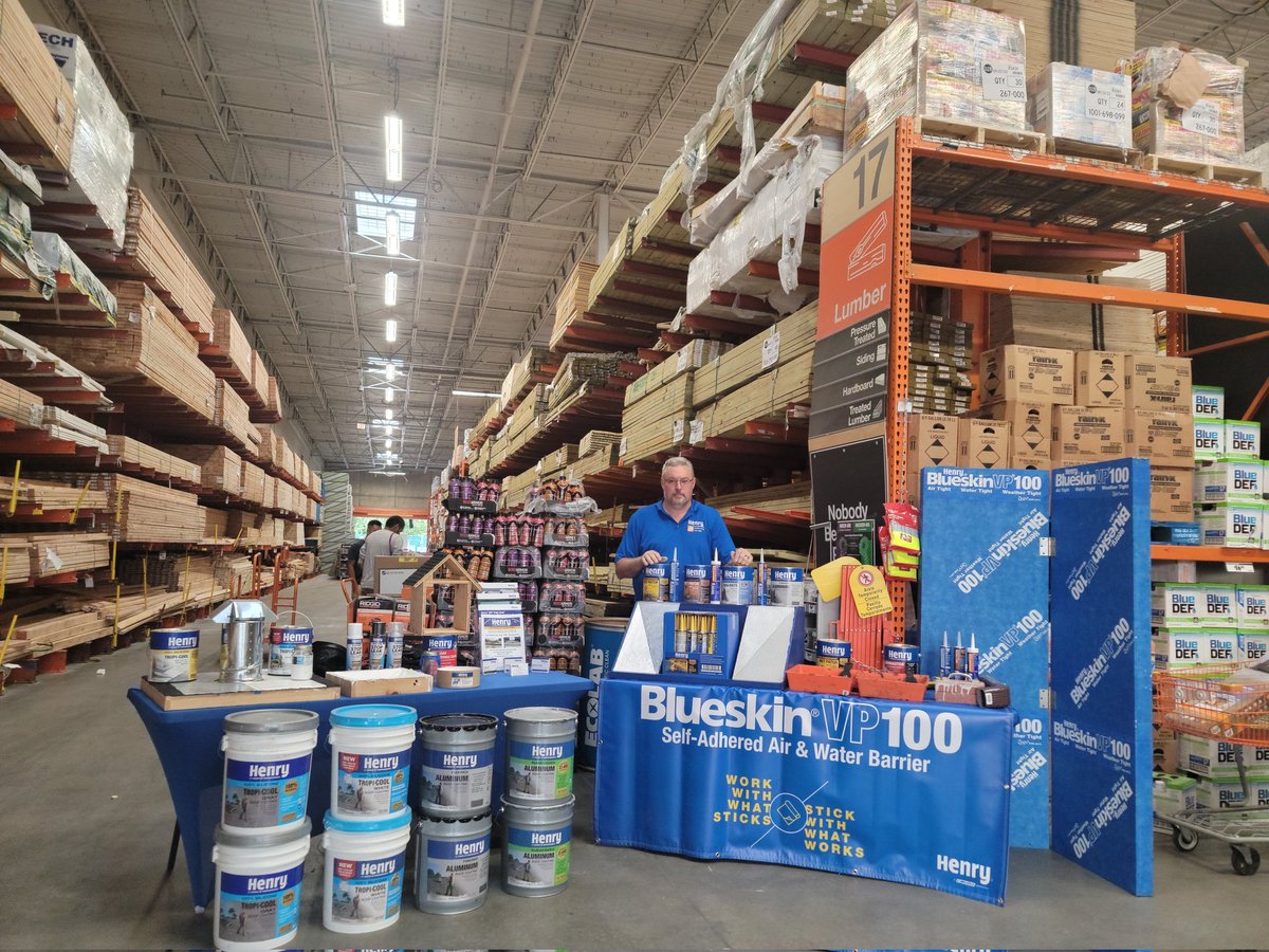 This morning at the Secaucus Home Depot Henry Co professionals are on site to answer all your roof coating questions.
Can't make it today, call me and I'll meet you at your commercial job and walk your project with you.
862-274-1025