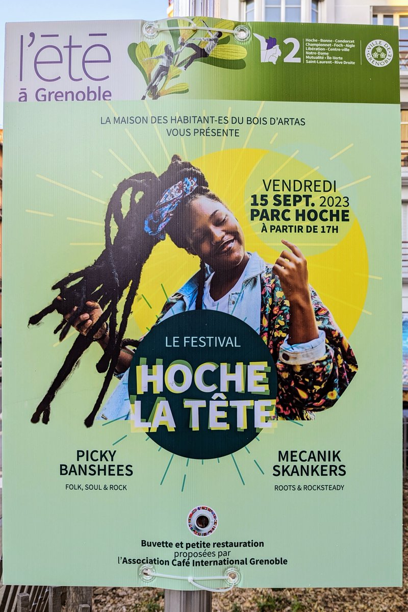 Le WE prochain, c'est musique à Hoche 🎶🎵