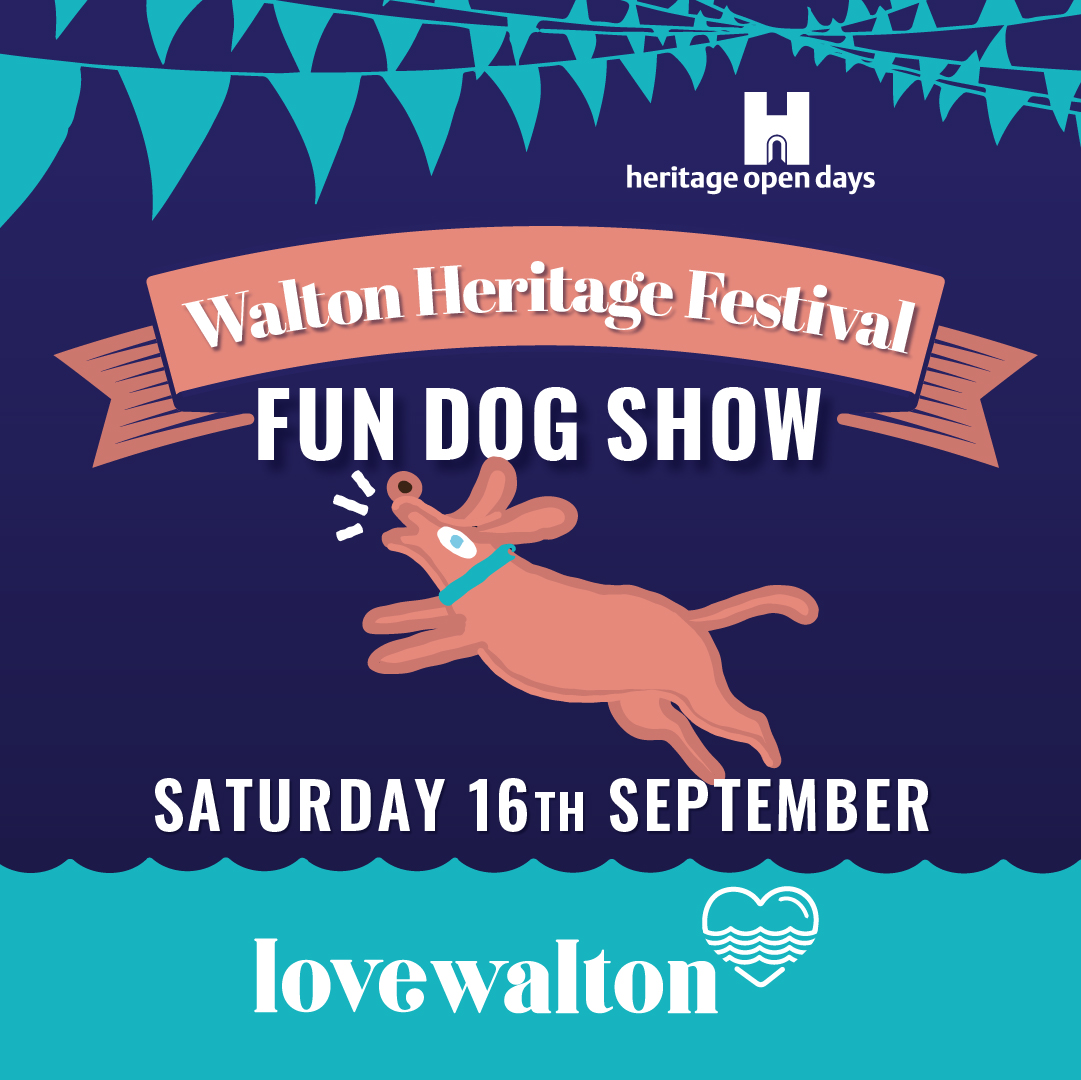 DOG SHOW:  At Walton Wharf Greenspace, Manor Road, Registration 12:45, Judging starts 13:15, with a special guest joining @lady_andthe_hound professional dog trainer Imogen Haley, 1st come, 1st registered to take part, 14 dogs per category, £3 per entry, organiser <a href="/welovewalton/">Love Walton</a>