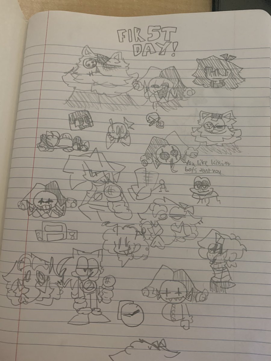 DoctorShyy's tweet image. first day doodles from tuesday lol