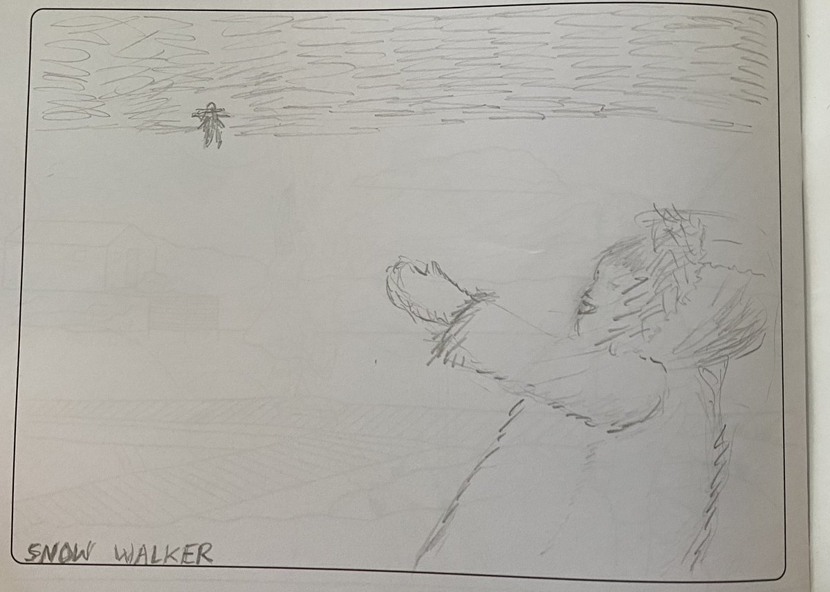 Snow Walker is my favourite Canadian film. A brave young Inuit woman shows a rather narrow minded white guy how to survive in the arctic. Drawn for #CanFilmDay @CanFilmDay