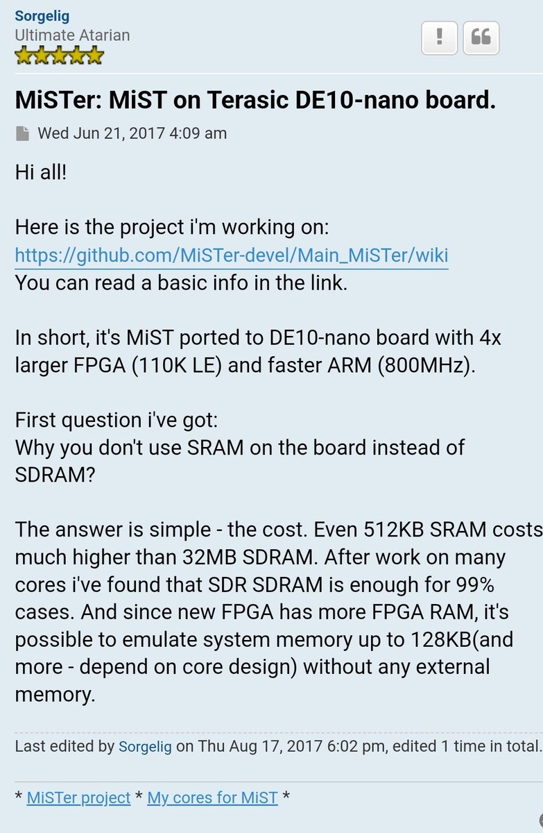 NewsdeeGames's tweet photo. How time flies... #MiSTerFPGA is already 5 years old, and #MiSTFPGA is 10 already! FPGA gaming has blossomed so nicely! https://t.co/FTAIXrXFW6