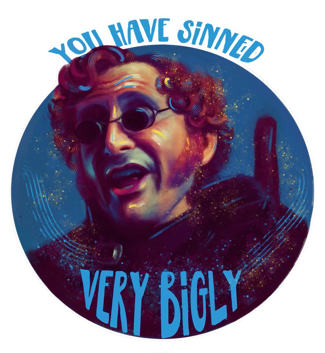 send this to someone who has sinned very bigly #GoodOmens2 #GoodOmensFanArt #crowley #DavidTennant