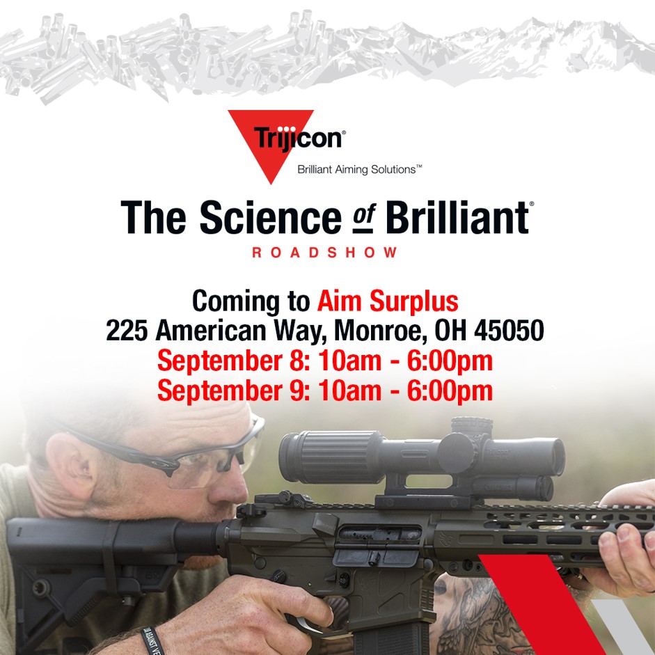 Guess what? You have new weekend plans. See you in Ohio.
@aimsurplus 

#TrijiconRoadshow #ScienceofBrilliant