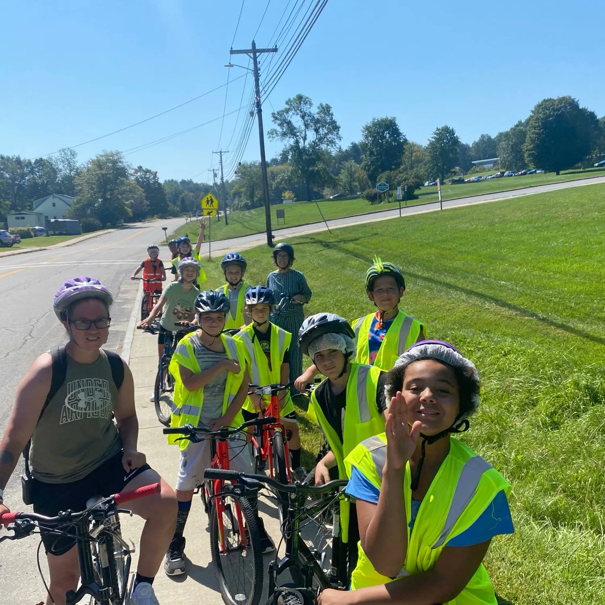 UnionVt's tweet image. Bike week at Union Street School!