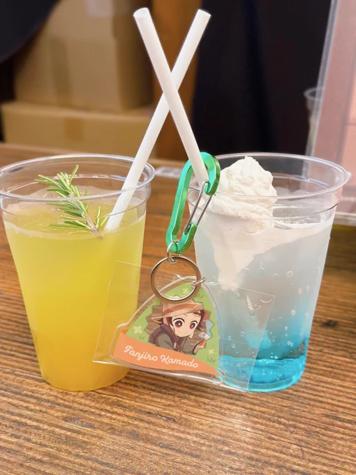 ドリンクもさっぱりしてておいしかった今回の絵ほんとかわいいなー!! 