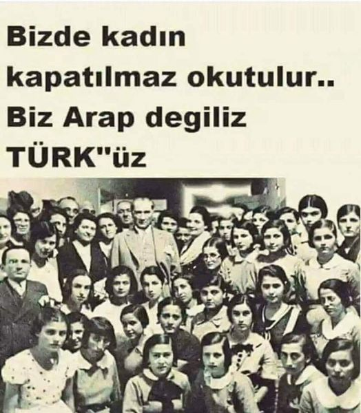 'Kadınlarımız eğer milletin gerçek anası olmak istiyorlarsa, erkeklerimizden çok daha aydın ve faziletli olmaya çalışmalıdırlar.'
Mustafa Kemal ATATÜRK
Kadın Anadır,
Kadın, yardır
Kadın,bacıdır
Savaşta ve barışta başımızın tacıdır
#TürkKadını ❤️🇹🇷