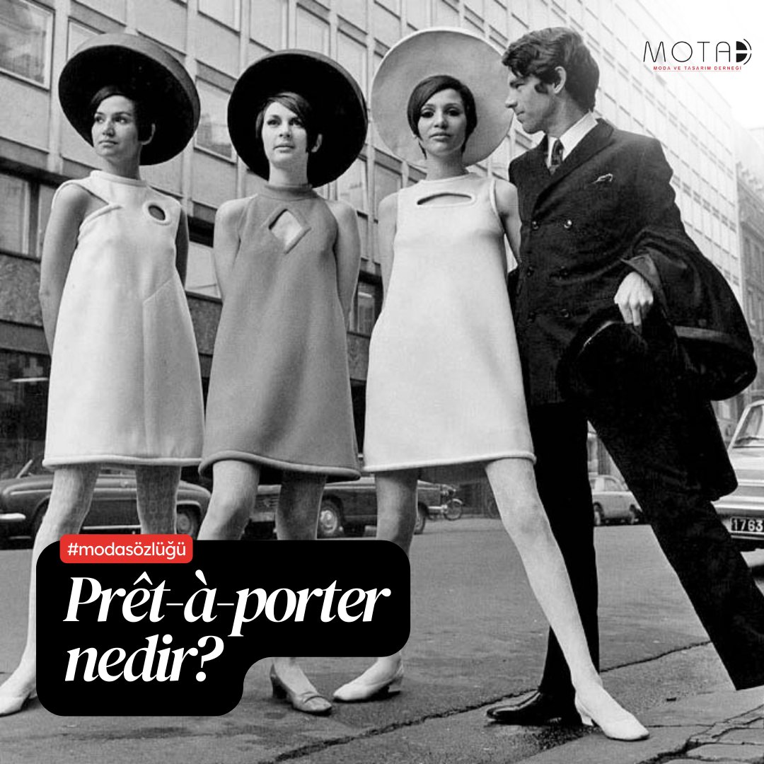 MotadTr's tweet photo. #PretaPorter, Fransızca kökenli ve "hazır giyim" anlamına gelir. Seri üretilmiş ve standart bedenlerle sunulan tasarımları ifade eder. Yani, tasarladığınız şıklık ve tarzın hızlıca herkes tarafından erişilebilir hale geldiği bir dünyadır. https://t.co/ObG1eXPHW1