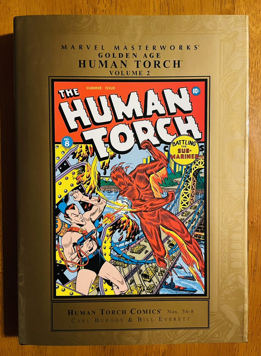 SudduthPhillip's tweet photo. New arrival… completes the #MarvelMasterworks #HumanTorch Golden Age set. https://t.co/93tWqXRERB
