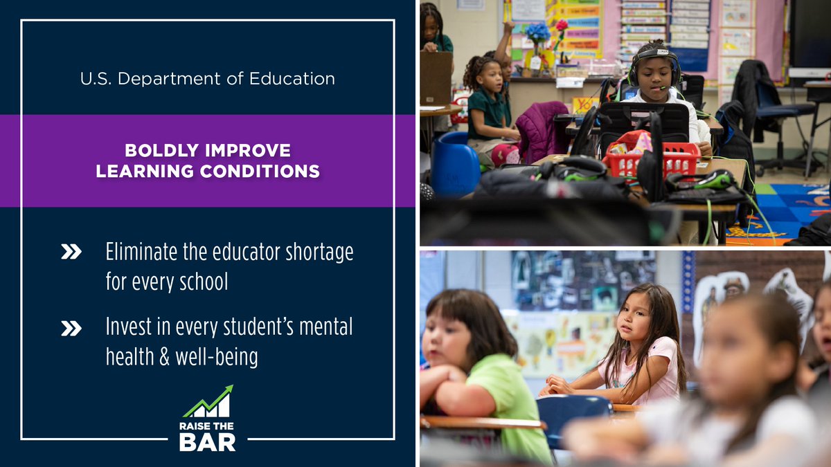 If we believe that a student’s mental health impacts learning, then let’s ensure they get the support they need to be their best. 

ed.gov/raisethebar 

#EDBusTour23