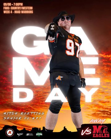 🤠 GAME DAY 🤠

<a href="/_AHS_Football/">Anderson Football</a> <a href="/CoachEvanDreyer/">Evan Dreyer</a>