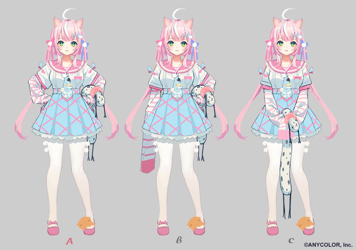 許可いただいたので掲載します。
ナリちゃんが動画で出していたスケッチを元に
作った初期のラフ案とボツポーズです。
A案を選んでいただいて、更にブラッシュアップされてます。