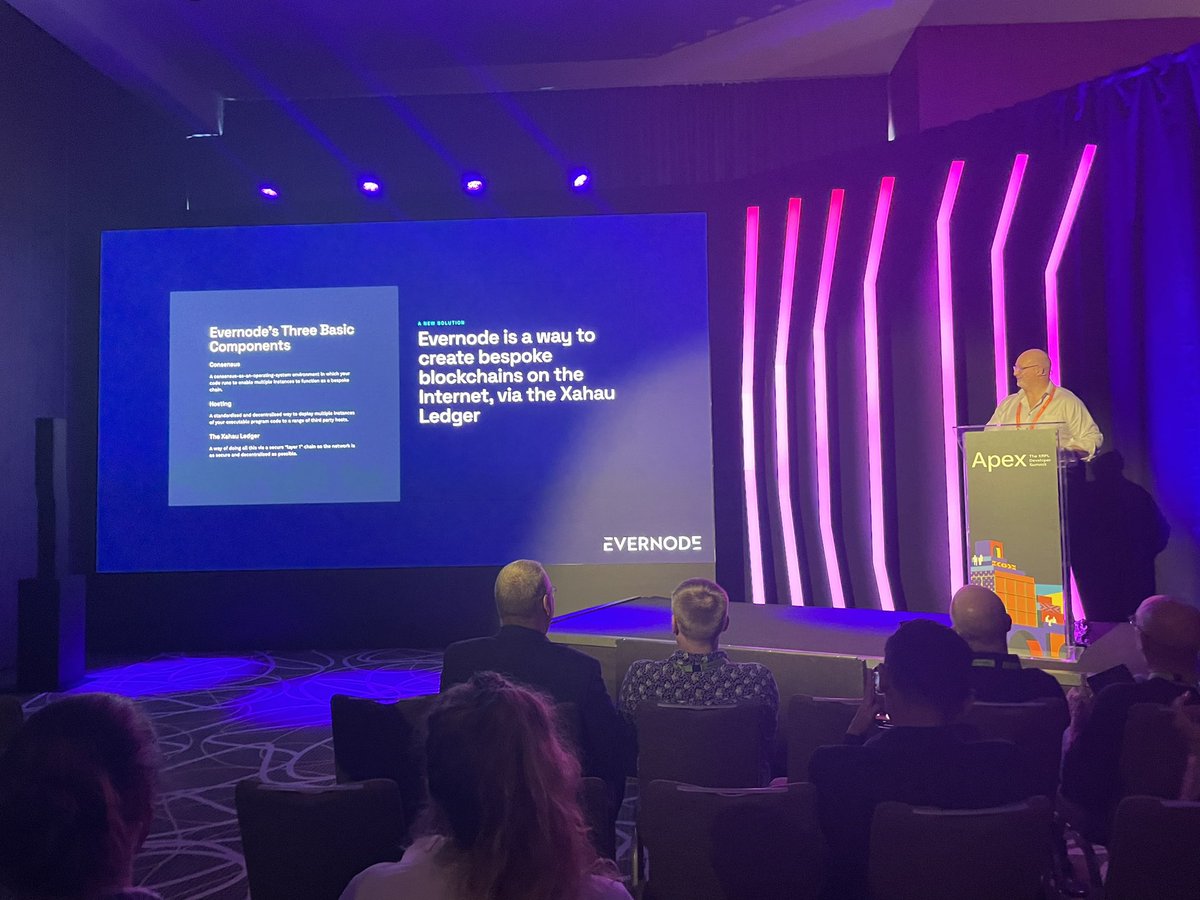 Bakshayev's tweet image. #Evernode explained by @scotty2ten 👏 #ApexDevSummit