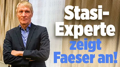 Stasi-Experte Hubertus Knabe (64) hat bei der Staatsanwaltschaft Berlin Strafanzeige gegen Nancy Antifa #Faeser gestellt: Tatvorwurf: „Verfolgung Unschuldiger“.
Viel Erfolg 👍🏻
#FaeserRuecktritt #FaeserGate 
#Schoenbohm