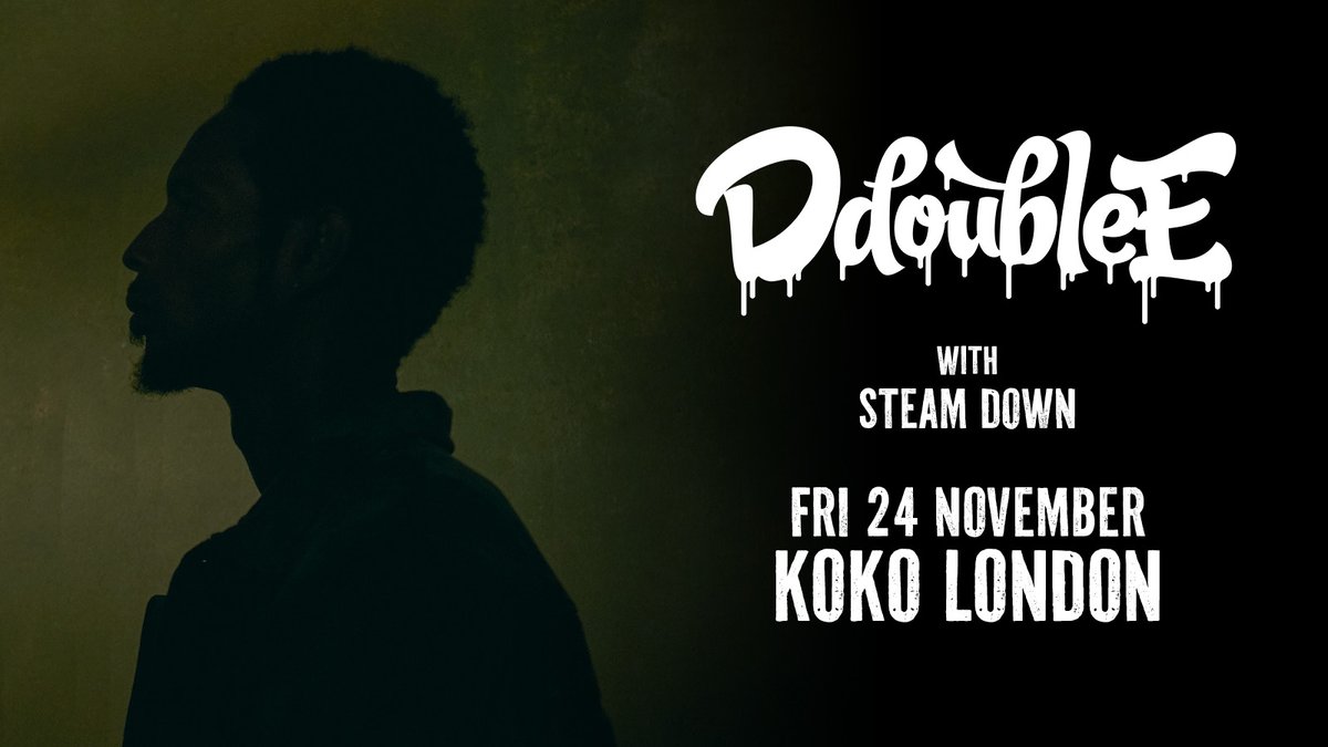 NEW >> @DDoubleE7 will be joined by the @SteamDown_ at @KOKOLondon in November 🔥 Snap up tickets next Wednesday at 10am 👉 metropolism.uk/GKFb50PJa8R