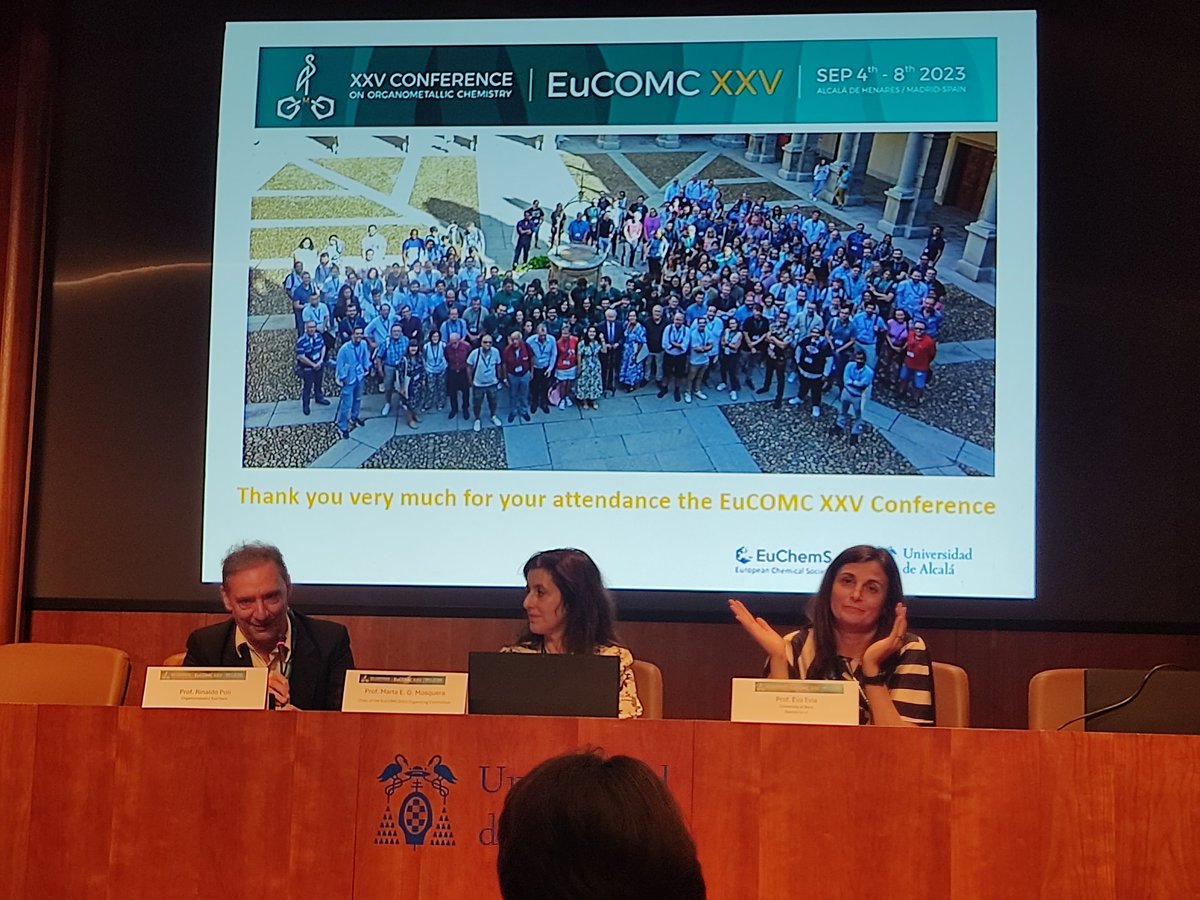 Eucomc2023 (@eucomc2023) on Twitter photo Finally, we hearty thank all the Plenary, Young Plenary and Keynote speakers for having shared their impressive results making possible an awesome scientific program at EuCOMC 2023 😊 looking forward to meeting you all at the next EuCOMC in Bern 2025🤗@rseq <a href="/EuChemS/">EuChemS</a> <a href="/OEuchems/">OrganometallicDiv_EuCHEMS</a> Finally, we hearty thank all the Plenary, Young Plenary and Keynote speakers for having shared their impressive results making possible an awesome scientific program at EuCOMC 2023 😊 looking forward to meeting you all at the next EuCOMC in Bern 2025🤗@rseq <a href="/EuChemS/">EuChemS</a> <a href="/OEuchems/">OrganometallicDiv_EuCHEMS</a>