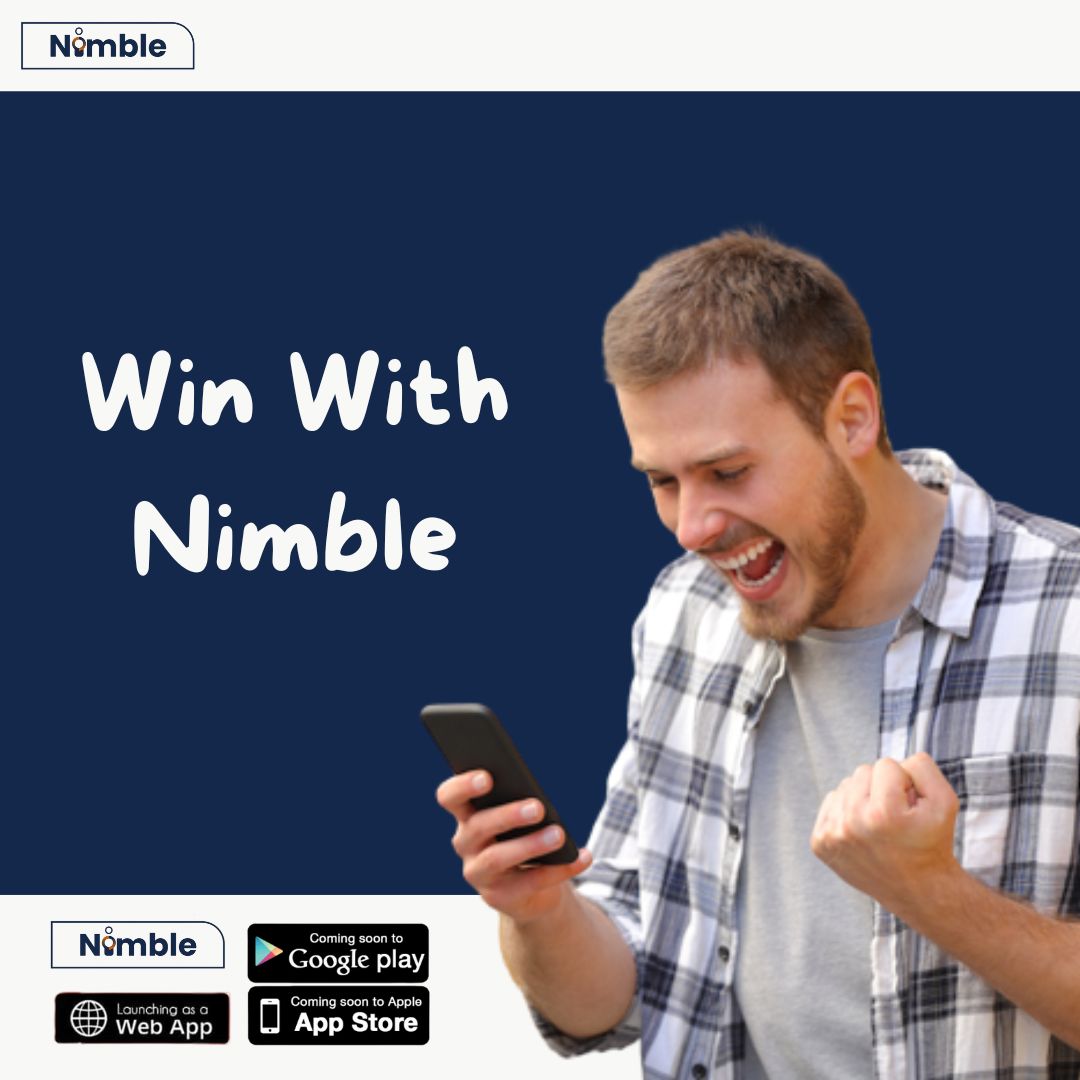 NimbleTrivia's tweet photo. Participate on #Nimble, where scores aren't just numbers—they're your ticket to big cash! 💰

Play ⚽️

Refer 🧑‍🤝‍🧑

Earn 😌

Only with #Nimble

#AnticipateNimble #WinWithNimble https://t.co/3i2hgCUyJX