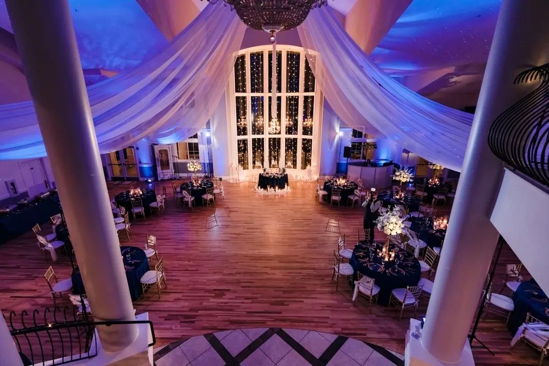 💜What a magical night!💜 This wedding venue was illuminated by uplighting, string lighting and draping - it was stunning! #weddingvenueinspo #magicalnight #beautifulvenue 

Rentals: RentMyWedding
Photographer: jmgantphotography
Planner: kellylambevents
Venue: chateauxgirls
Flo