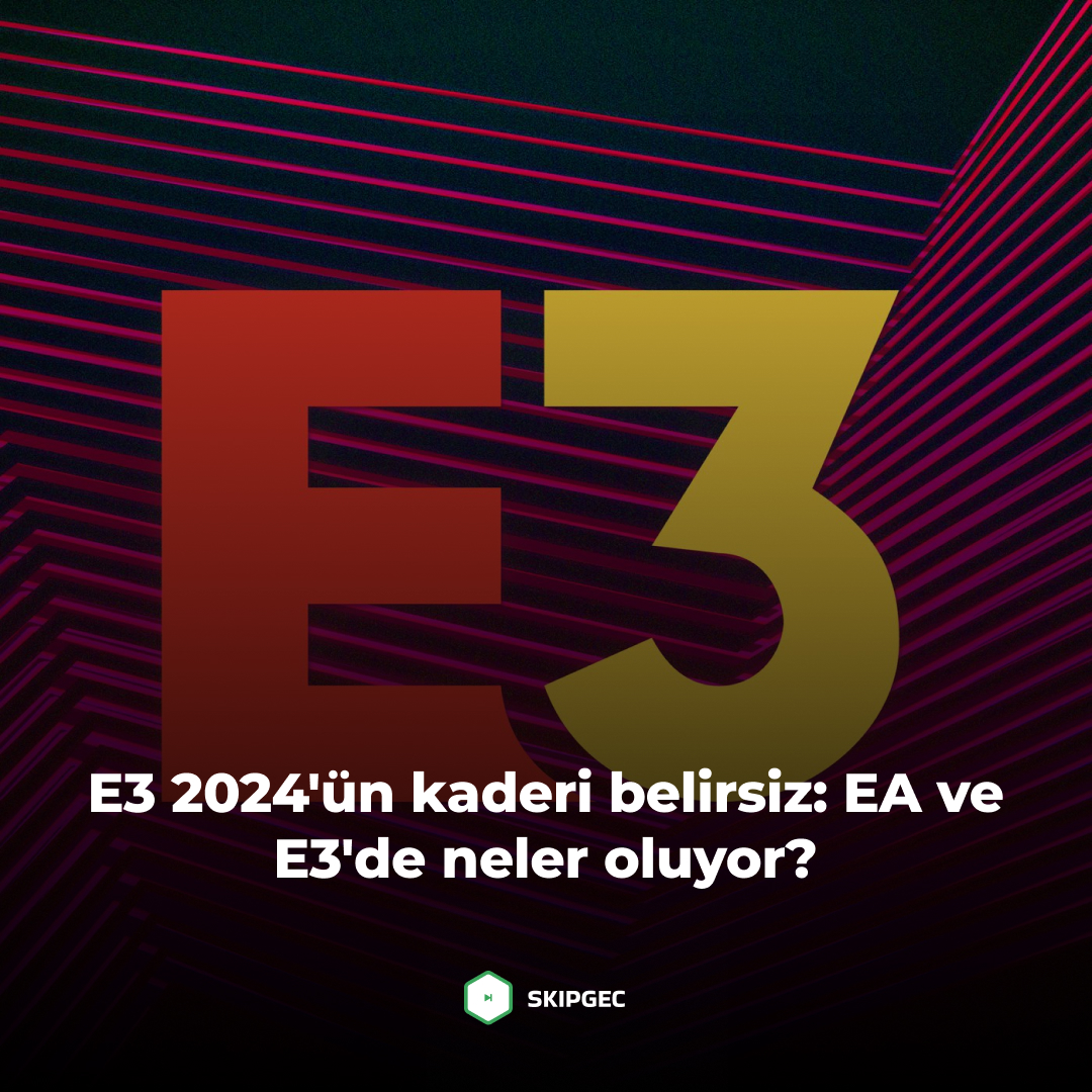 skipgechaber's tweet photo. Amerika'da her yıl düzenlenen E3, oyun dünyasının heyecanla beklediği bir etkinlik. Büyük oyun şirketlerinin yeni oyunlarını tanıttığı bu fuar, 2020, 2022 ve 2023 yıllarında pandemi nedeniyle gerçekleşmedi. Şimdi ise EA 2024'ün akıbeti belirsiz.

#E3 #EA #VideoOyunları #OyunHaberleri #E32024 #ESA