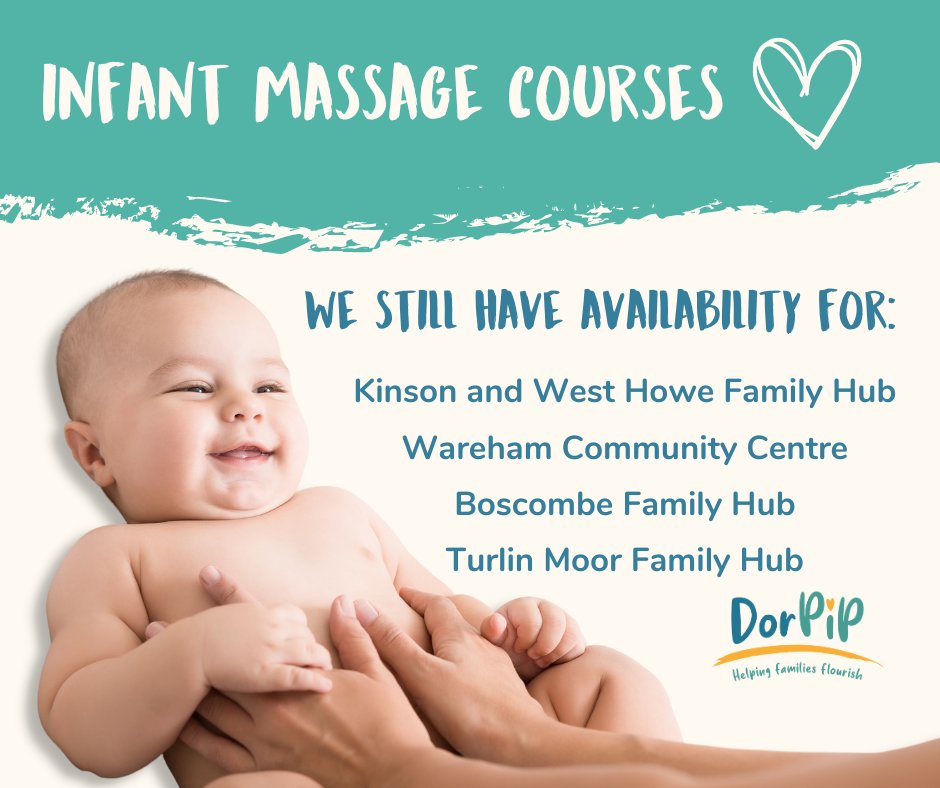 Spaces are filling up, and we don't want you to miss out on these fully funded opportunities!🚀 To book your place, simply fill in our request form here: dorpip.org.uk/referrals #wareham #turlinmoor #dorset #infantmassage #boscombe #kinsonandwesthowe