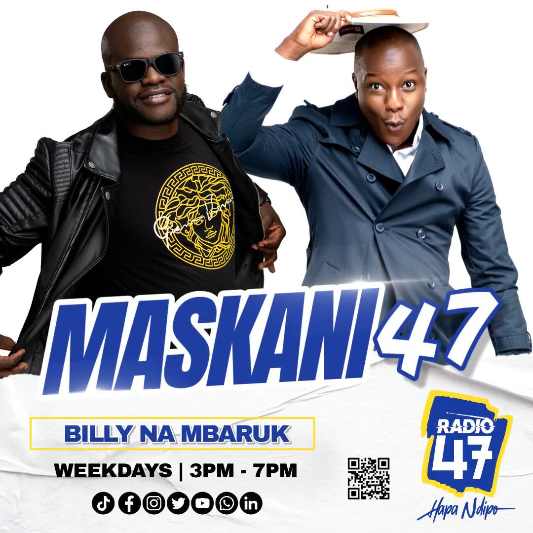 It's a #R47FunFriday...Welcome to the dopest🔥 drive show in Africa, #BillyNaMbaruk.  

Je, unasikiliza ukiwa eneo lipi?