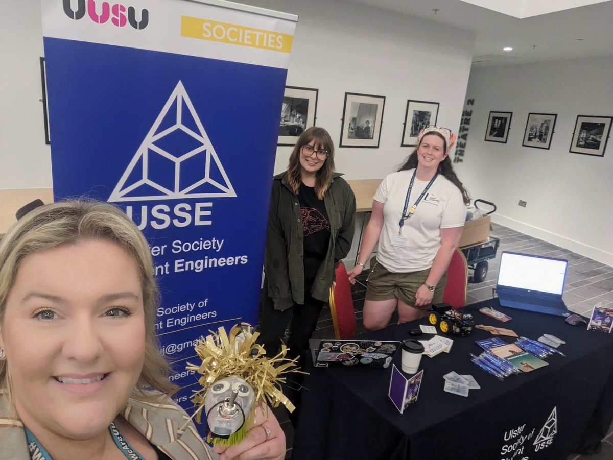 Joanna Ward (@ward_joannae) on Twitter photo Open day number 2️⃣ well underway with our <a href="/USSEngineers/">USSE</a> members Elaine & Katherine here to talk all things engineering! Have a look out for our stand and our lovely brush monsters 👾 (Rocky featured here 📸)
<a href="/UUEngineering/">UU Engineering at Belfast</a> <a href="/UlsterUni/">Ulster University</a> <a href="/UUSU_Online/">Ulster Uni Students' Union</a> #EngineeringtheFuture Open day number 2️⃣ well underway with our <a href="/USSEngineers/">USSE</a> members Elaine & Katherine here to talk all things engineering! Have a look out for our stand and our lovely brush monsters 👾 (Rocky featured here 📸)
<a href="/UUEngineering/">UU Engineering at Belfast</a> <a href="/UlsterUni/">Ulster University</a> <a href="/UUSU_Online/">Ulster Uni Students' Union</a> #EngineeringtheFuture