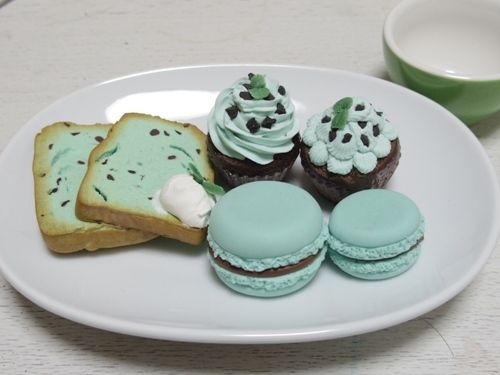 imknowlee's tweet image. special dessert for mint choco lover