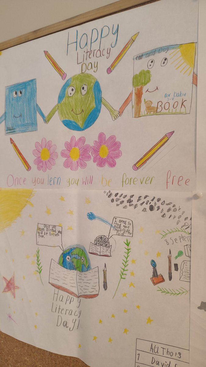 HisIpc's tweet photo. "Once you learn to read, you will be forever free", this is what Frederick Douglass said. @HIS_Moldova students celebrated the #InternationalLiteracyDay2023 by learning about the importance of being literate and reading @The_IPC 
@HeritagePrimary https://t.co/ikQfYn2tZU