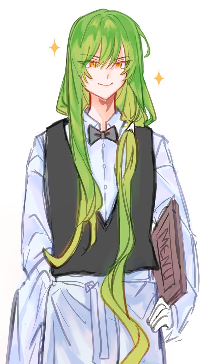 I came across this certain outfit of them in my copy of FSF volume, I can't help but doodle one tehee #エルキドゥ #FGO