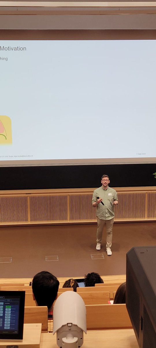 HelloKBo's tweet photo. Got to elevator pitch my PhD at D-HEST research day at @ETH_en. Sorry for not talking into the mic the entire time. https://t.co/x723PGjaCq