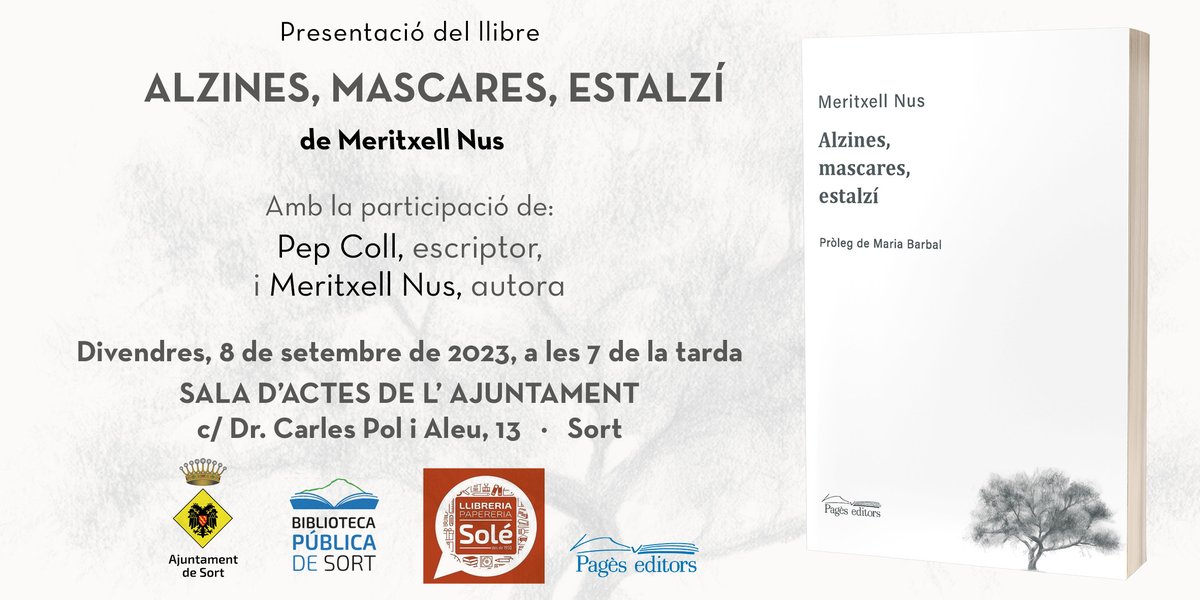 PagesEditors's tweet image. Aquesta tarda, a #Sort