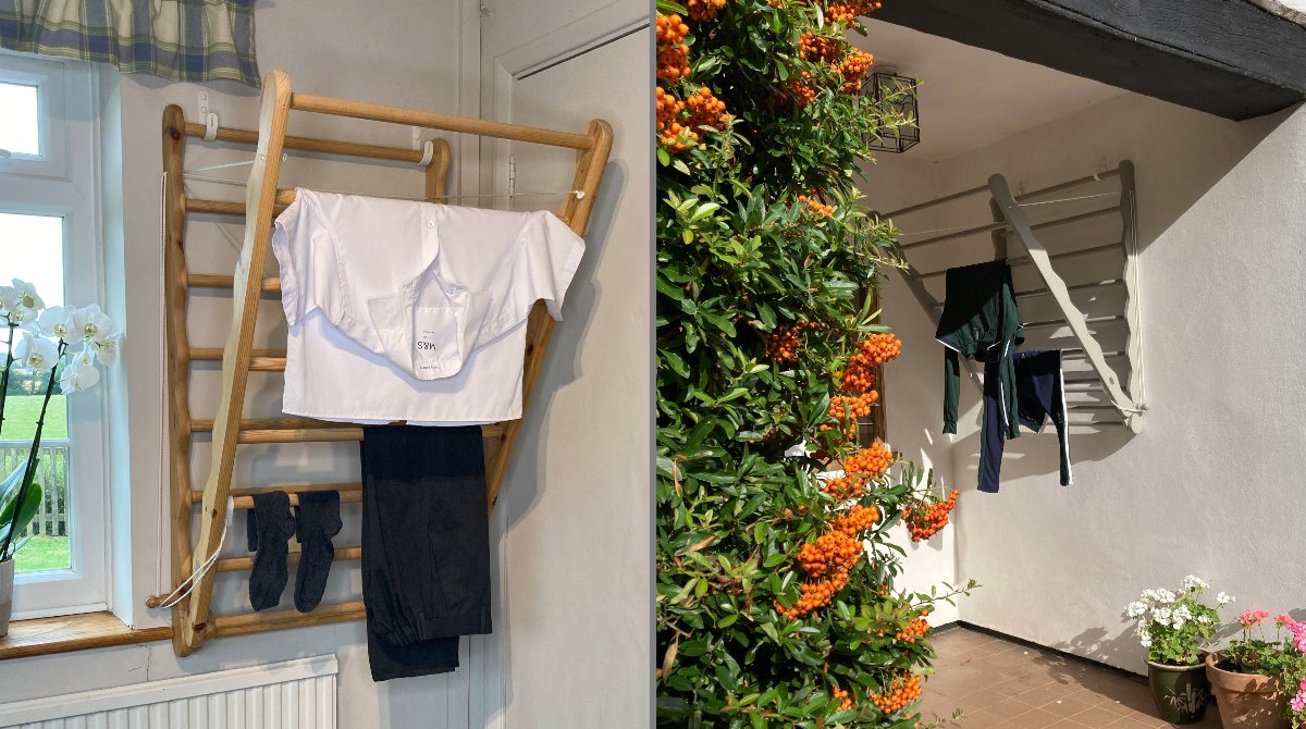 This week is Back to School for many and the return of the school washing pile, uniform &amp; sports kit all needing a quick turn around in the laundry.  The laundry ladder can be indoors or when the sun is out outdoors.  Let your school uniform benefit from fresh air drying. 😃