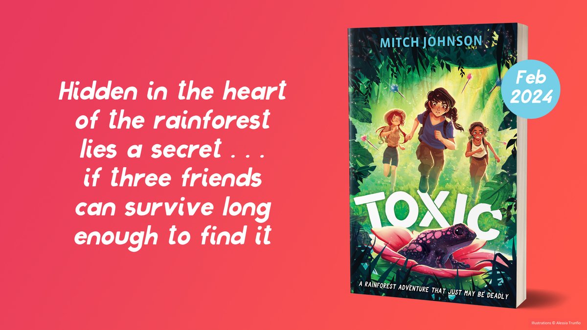 I'm so excited that the news about my new book is finally out! I've been working on Toxic for a long time and can't wait for readers to join the adventure. Cover designed by Lynne Manning and illustrated by @AlessiaTrunfio. Pre-order here: geni.us/AanW1nn