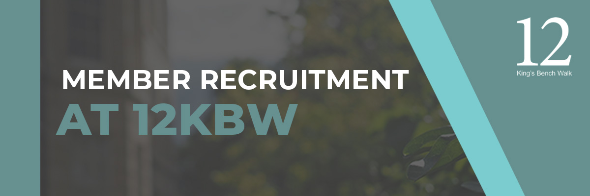 📢New Member Recruitment at <a href="/12KBW/">12 King's Bench Walk</a>📢

We are seeking to recruit established &amp; ambitious practitioners to meet the ever-growing demand across all our practice areas.

Follow link below to apply. All applications will be treated in strictest confidence. 

12kbw.co.uk/recruitment/ne…