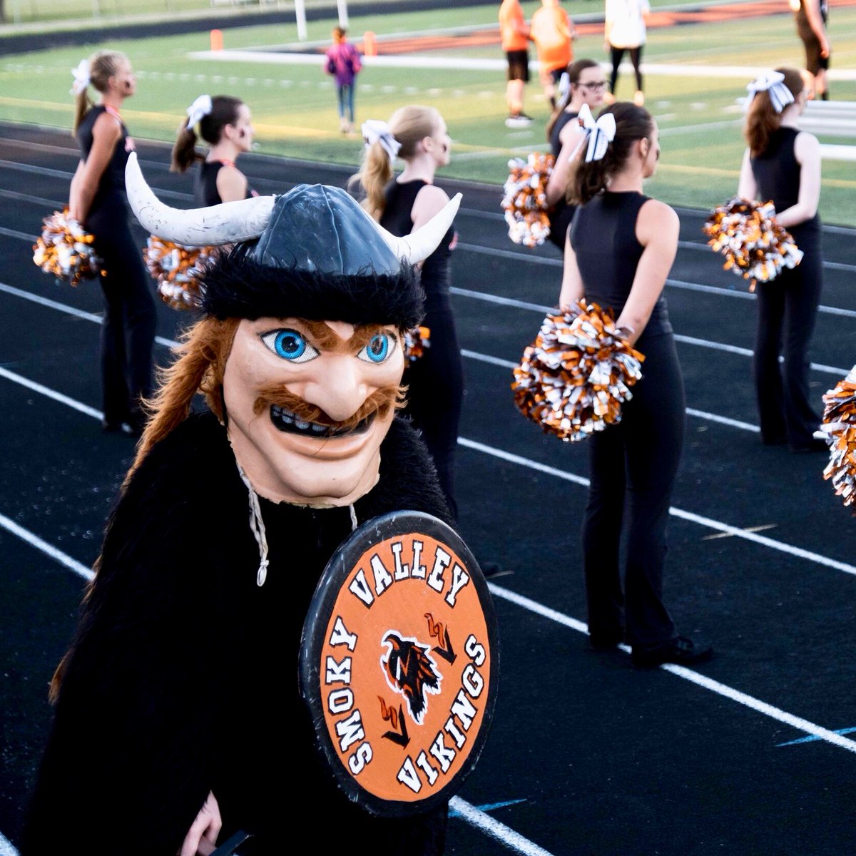 DalaTown's tweet photo. It's time to tame the Wildcats! 
Cheer on the Vikings tonight at Anderson Stadium as they host Haven for a 7pm kickoff under the lights. Go Vikings!
#lindsborg #dalatown https://t.co/fytleSjoT2