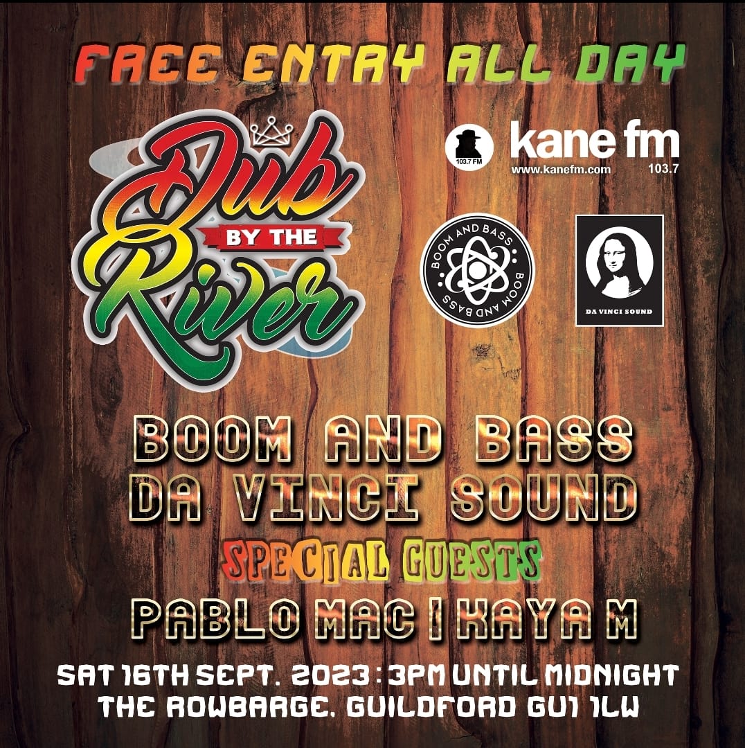 Next Saturday 16th Free Entry Big sound Big vibes Peace love unity