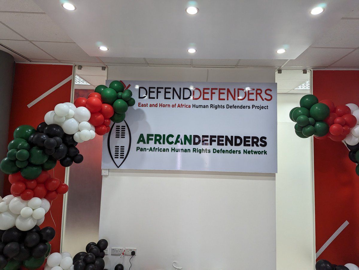 DefendDefenders's tweet photo. It's the D-Day: We're shortly cutting the ribbons & officially showing off our new home, at LOTIS TOWERS, PLOT 16, MACKINNON ROAD. Follow #DDOfficeOpening for all the sights and sounds from the event as it unfolds. https://t.co/M0KMKIkSi0