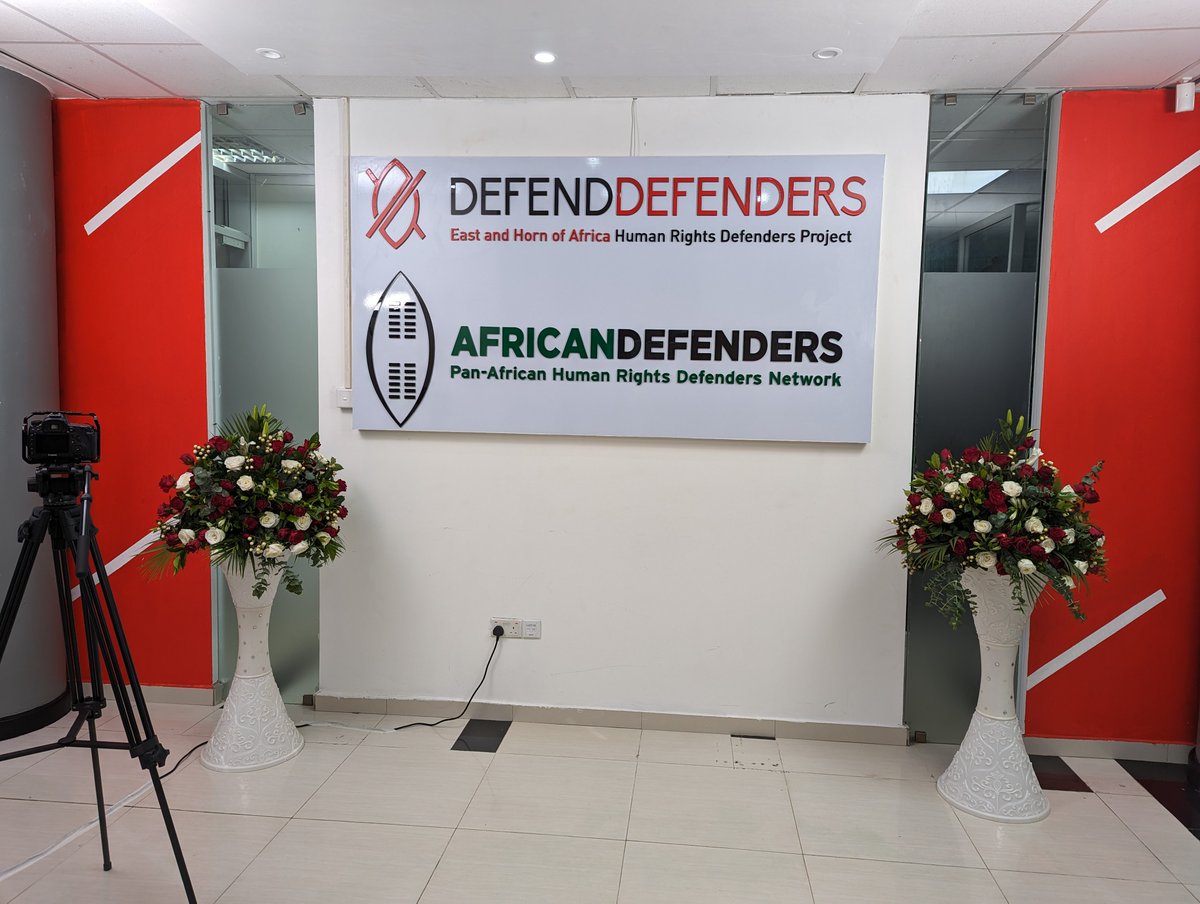 DefendDefenders's tweet photo. It's the D-Day: We're shortly cutting the ribbons & officially showing off our new home, at LOTIS TOWERS, PLOT 16, MACKINNON ROAD. Follow #DDOfficeOpening for all the sights and sounds from the event as it unfolds. https://t.co/M0KMKIkSi0