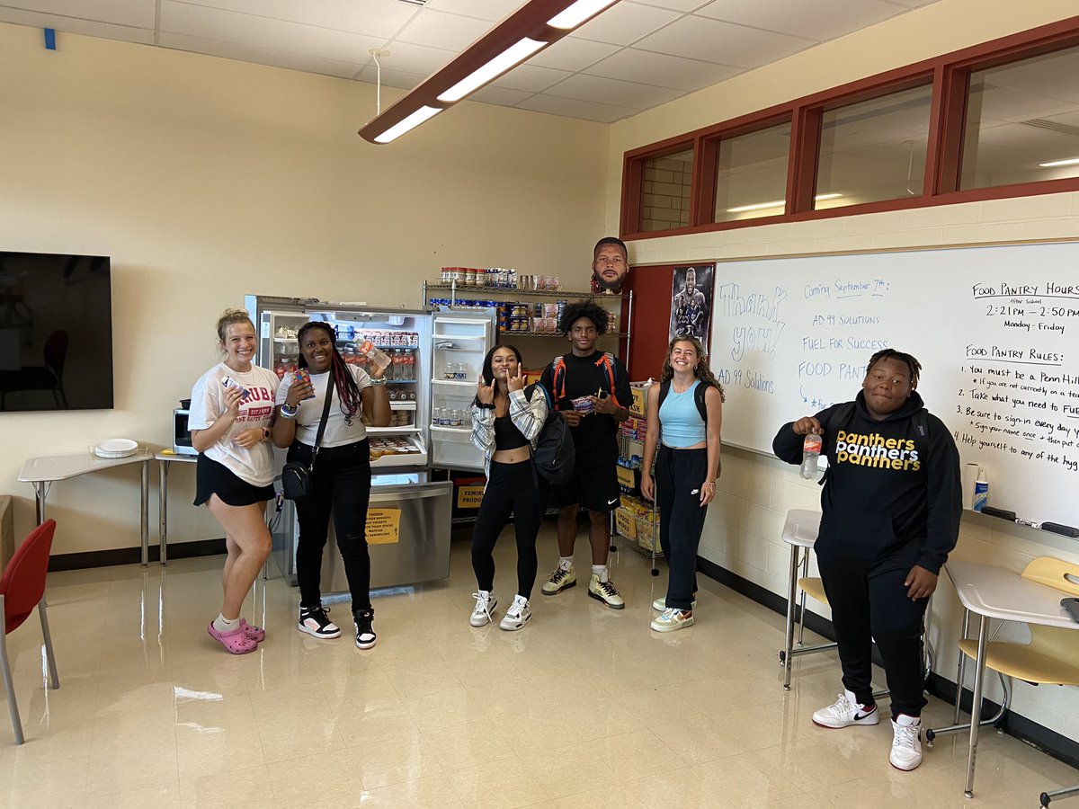 PH_Athletics's tweet photo. The @Ad99Solutions Fuel for Success Food Pantry is officially OPEN for Penn Hills High School student-athletes! Stop by Room 101 after school from 2:20-2:50 to grab a snack and fuel your body for your practices/games. Thank you @AaronDonald97 for making this possible! https://t.co/oZTINNIVt7