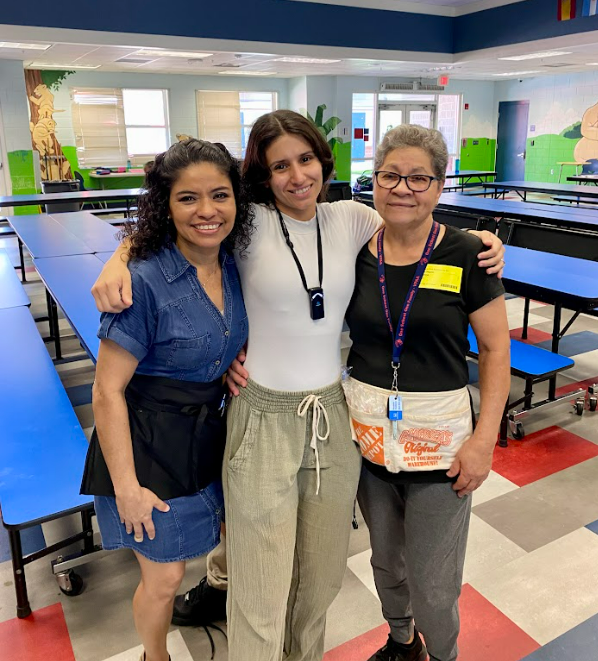 VPAA_PRIDE's tweet photo. Check out these three generations who work at Veterans Park Academy for the Arts. 🥰

Ms. Betancourt works with our ESOL students, Ms. Suarez teaches our 2nd graders, and Ms. Delgado is our new paraprofessional. VPAA really is FAMILY! ❤️💙🦁 https://t.co/ySJ3Hm5n6d