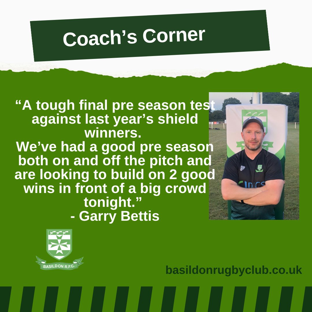 RfcBasildon's tweet photo. Match under the lights!

Basildon Vs Old Brentwoods 7-30pm kick

Burgers 🍔 and hot dogs 🌭 will be on sale 👍

So get yourselves along and enjoy what will be a great night of rugby, fun and as per usual the club house will be buzzing 👍🍻💚

See you all tonight!

Basildon RFC https://t.co/GKvAwHvgyZ
