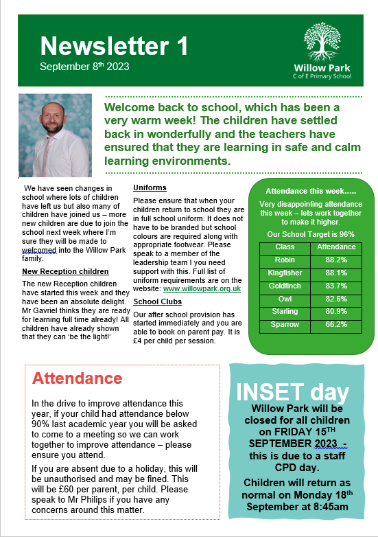 Willow Park C of E Primary School tweet media