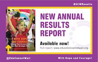 📣With Hope & Courage!

@EduCannotWait’s new #ECWResults Report just launched – learn how we are delivering #QualityEducation to girls & boys in emergencies & protracted crises with speed, agility & strategic partnerships!

👉bit.ly/ECWResults22
@UN #222MillionDreams✨📚