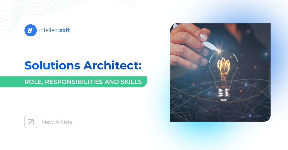 Intellectsoft's tweet image. 🌐 Explore the role of a Solutions Architect! Dive into our updated article and learn about the solutions architect skills, responsibilities, and the impact they make in shaping digital landscapes: shorturl.at/ityE2
#SolutionsArchitect #innovation #DigitalSolutions