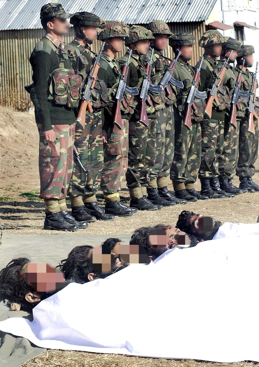 KiloKafir's tweet photo. Naga regiment guys with their trophies after successful operation in the valley!!🔥🏴‍☠️ https://t.co/xHo8rIXGu9