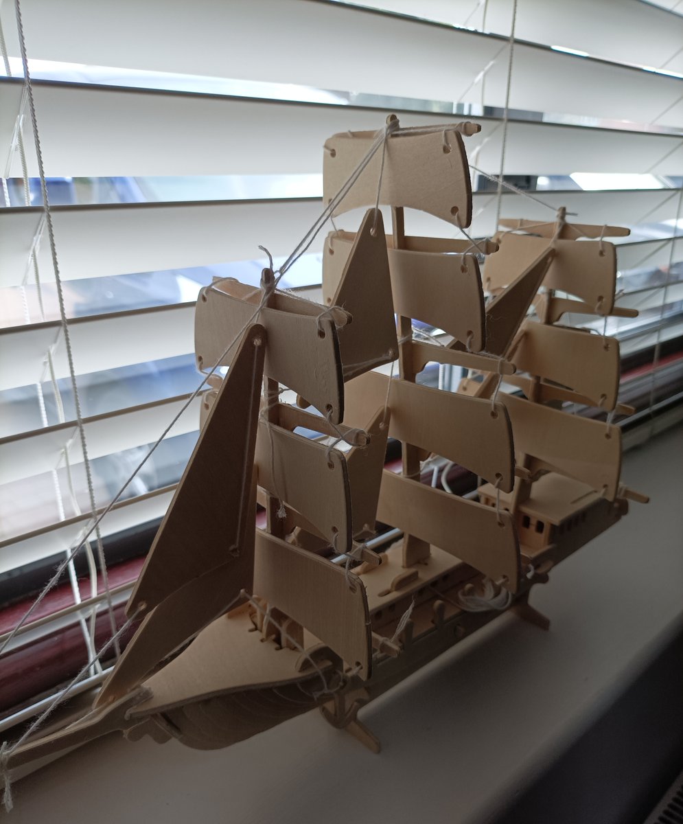 Arts and crafts are very popular activities for our Members here at Peaceful Place. 
Robert is our model maker and shows great patience and attention to detail with his work, including this magnificent sailing ship he completed just today! 

#artfordementia