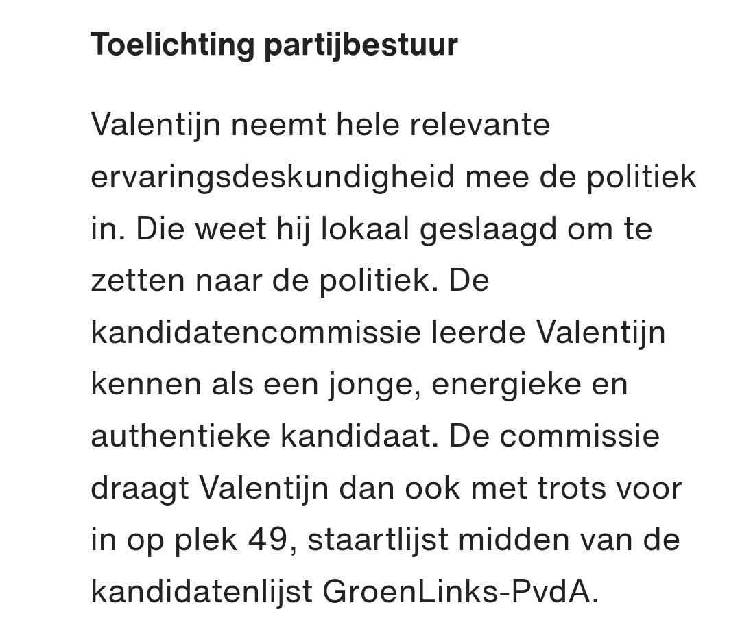 Het is #officieel!! Ik mag met trots mededelen dat ik op plek #49 sta van de #kandidatenlijst van de <a href="/PvdA/">Partij van de Arbeid</a>/<a href="/groenlinks/">GroenLinks</a>

#politiek #tweedekamer