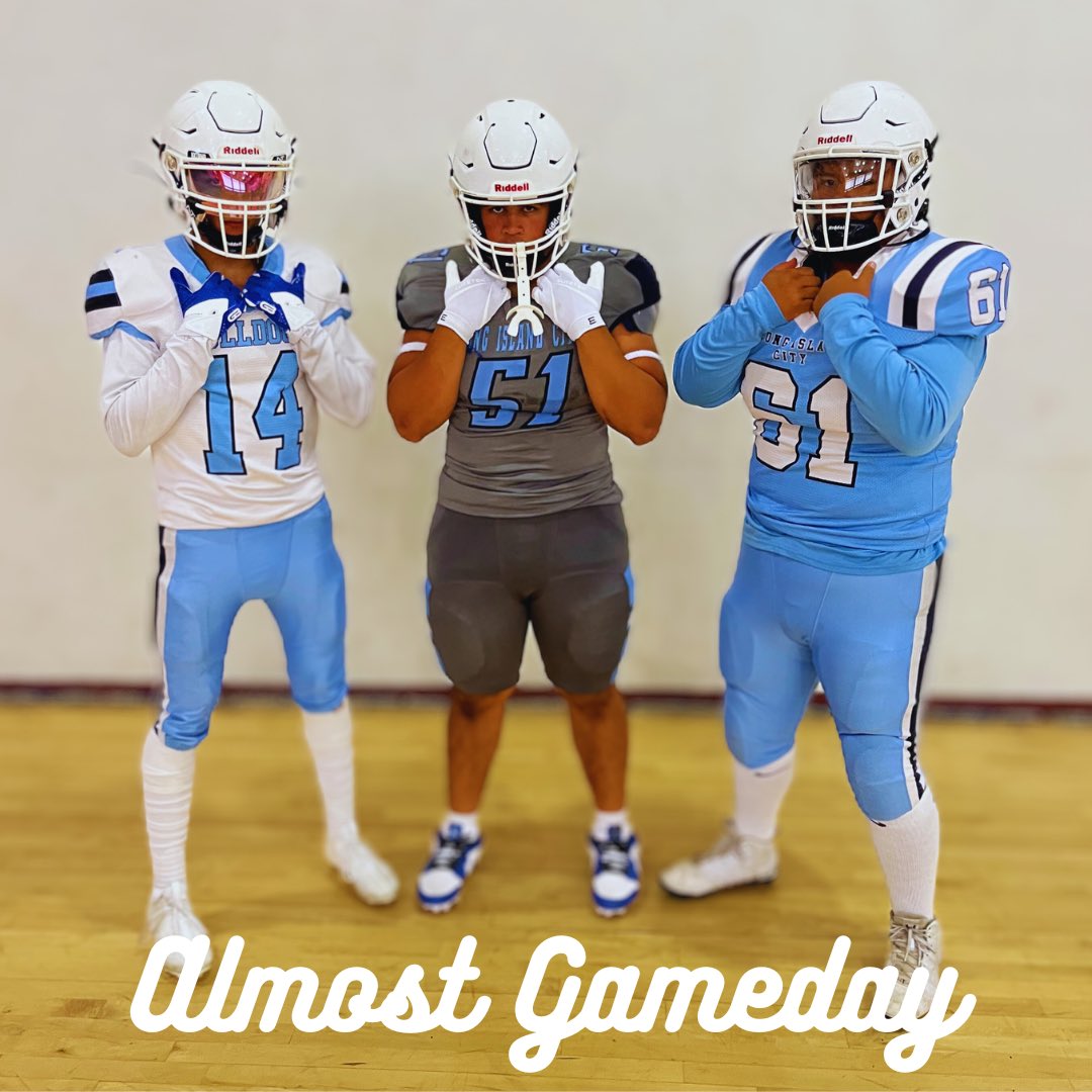 CoachG_LIC's tweet photo. Our 2023 Captains!

Team Captain: ‘24 MLB # 51 @rjustin466 

Assistant Captain: ‘25 WR/DB # 14 @BillyFuiaxis14 

Assistant Captain: ‘25 C/DL # 61 @Adrianp2025 https://t.co/UZx79OwtWT