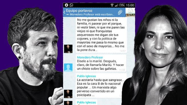 RaulGallart80's tweet photo. - Que fuerte lo de "hay que partirles las bragas" de los estudiantes de Magisterio.
* Fuerte lo de "la azotaría hasta que sangrase" de Iglesias a Mariló Montero.
- Ya pero esos estudiantes son los profesores del futuro.
* Iglesias es profesor en la Complutense.
- ¡Calla facha!