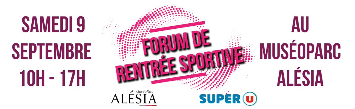 #Sport #Rentrée 💪
🤸‍♀️Et si vous profitiez de la rentrée pour vous mettre au sport ? Ce samedi, le MuséoParc Alésia accueille le forum des sports. Une belle occasion de trouver l'activité qui vous conviendra !